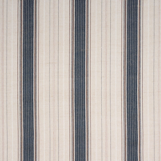Purchase 86711 | Idris Stripe, Indigo - Schumacher Fabric