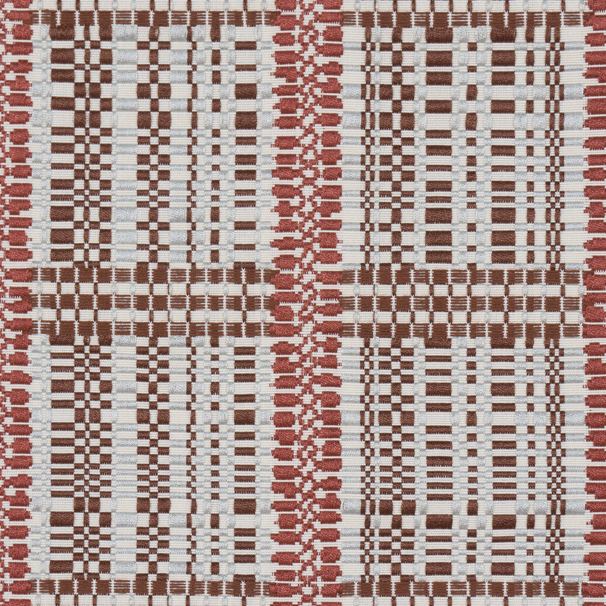 Purchase 86851 | Skyline Plaid, Merlot - Schumacher Fabric