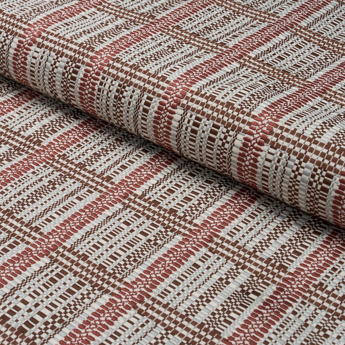 Purchase 86851 | Skyline Plaid, Merlot - Schumacher Fabric