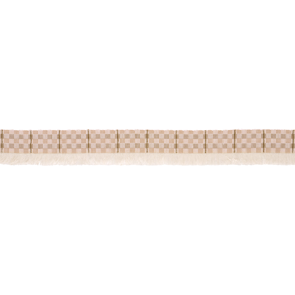 Purchase 86860 | Skyline Plaid Fringe, Dune - Schumacher Trim