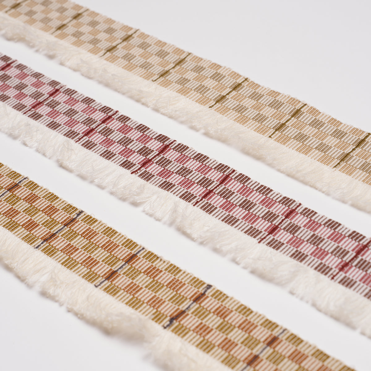 Purchase 86860 | Skyline Plaid Fringe, Dune - Schumacher Trim