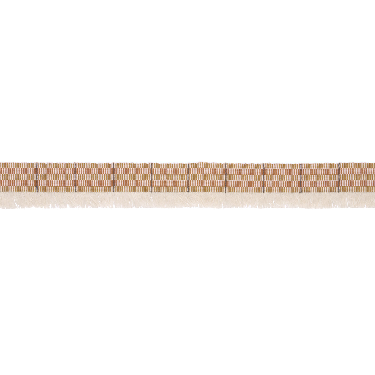 Purchase 86861 | Skyline Plaid Fringe, Bronze - Schumacher Trim