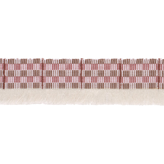 Purchase 86862 | Skyline Plaid Fringe, Merlot - Schumacher Trim