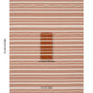 Purchase 86872 | Skyline Stripes Reversible, Burnt Orange - Schumacher Fabric