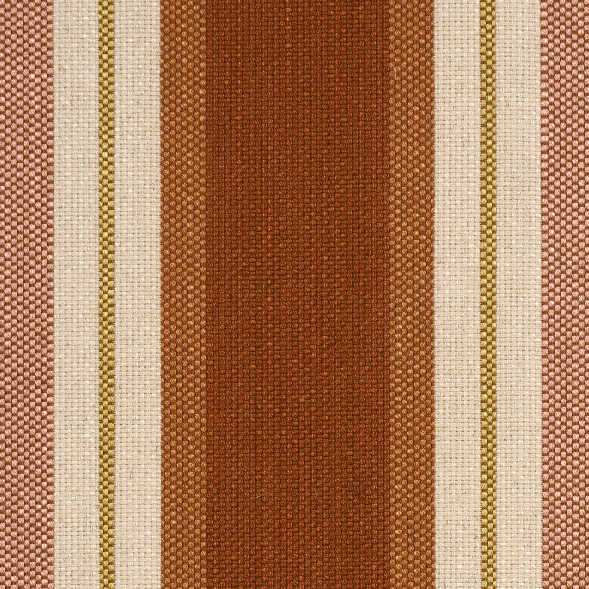 Purchase 86880 | Double Face Stripes, Terracotta Lime - Schumacher Fabric