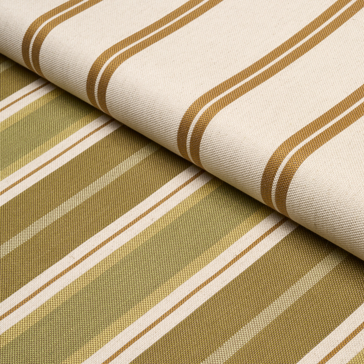 Purchase 86881 | Double Face Stripes, Chartreuse - Schumacher Fabric