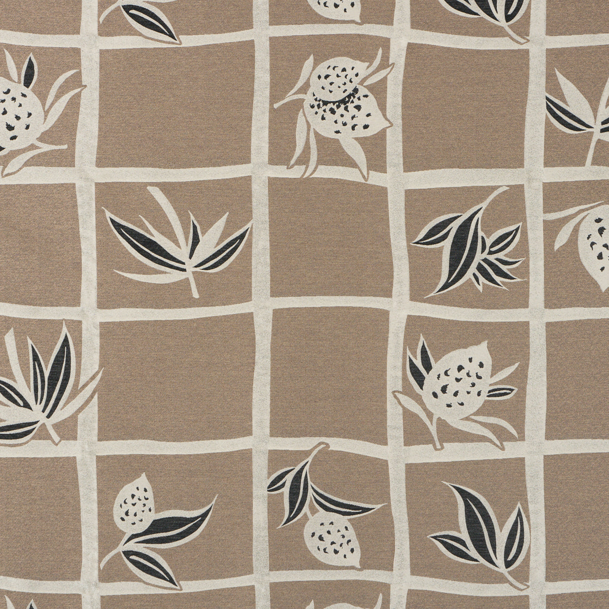 Purchase 86900 | High Line, Metallic Brown - Schumacher Fabric