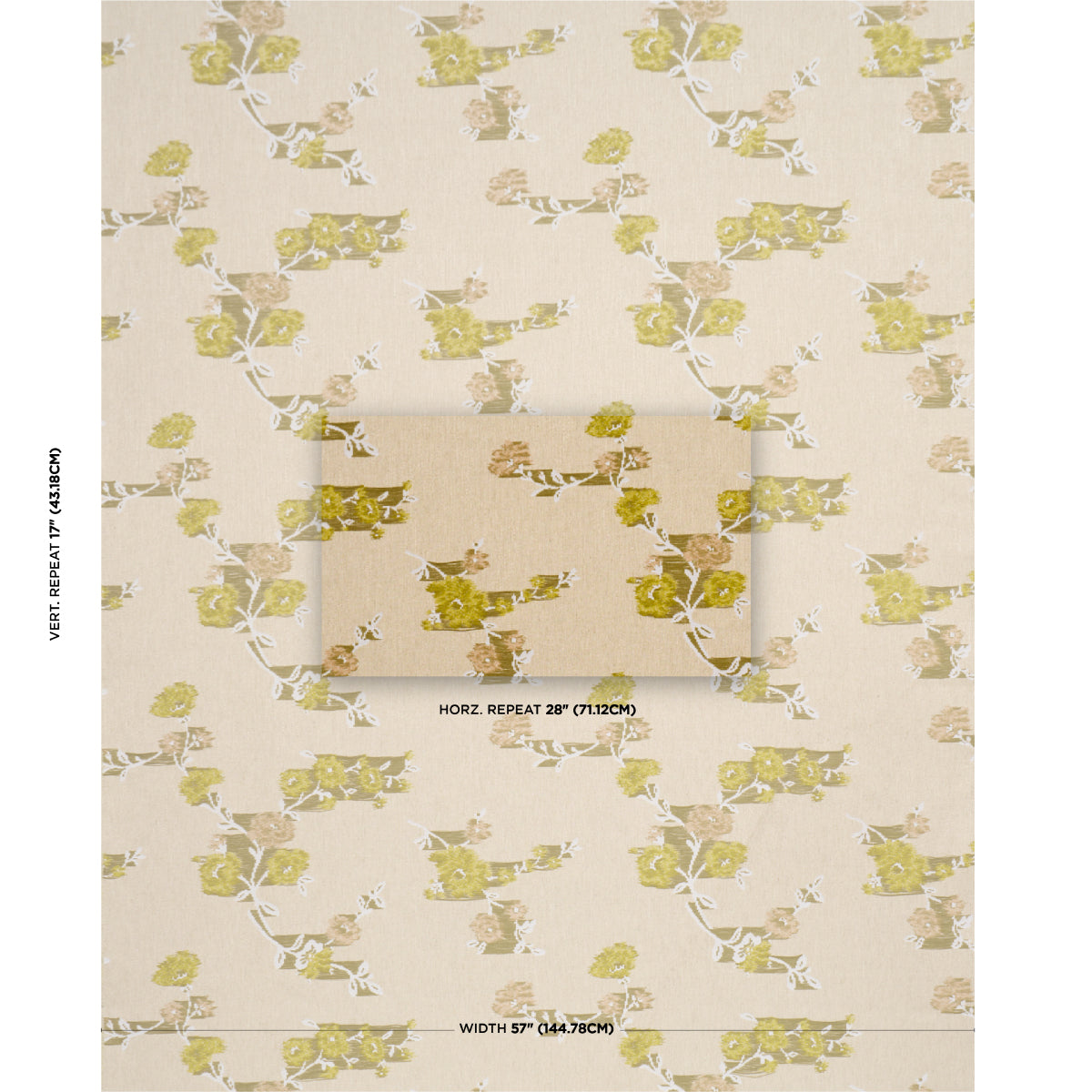 Purchase 86920 | Trace Of Connection, Silk Mustard - Schumacher Fabric