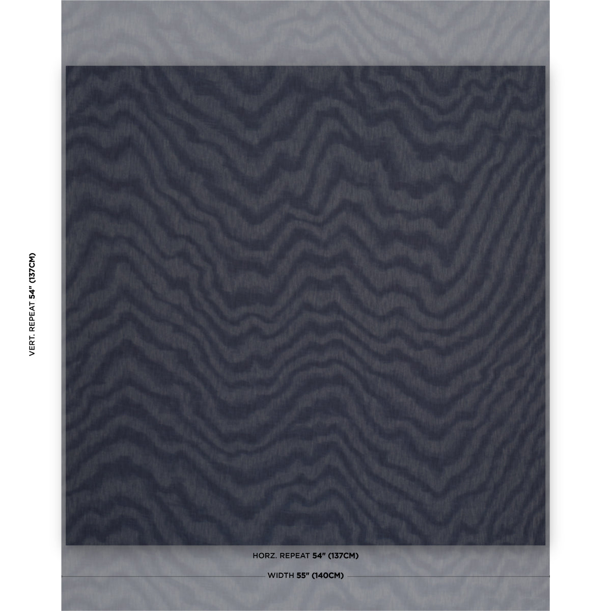 Purchase 86960 | Denim Moire, Denim - Schumacher Fabric