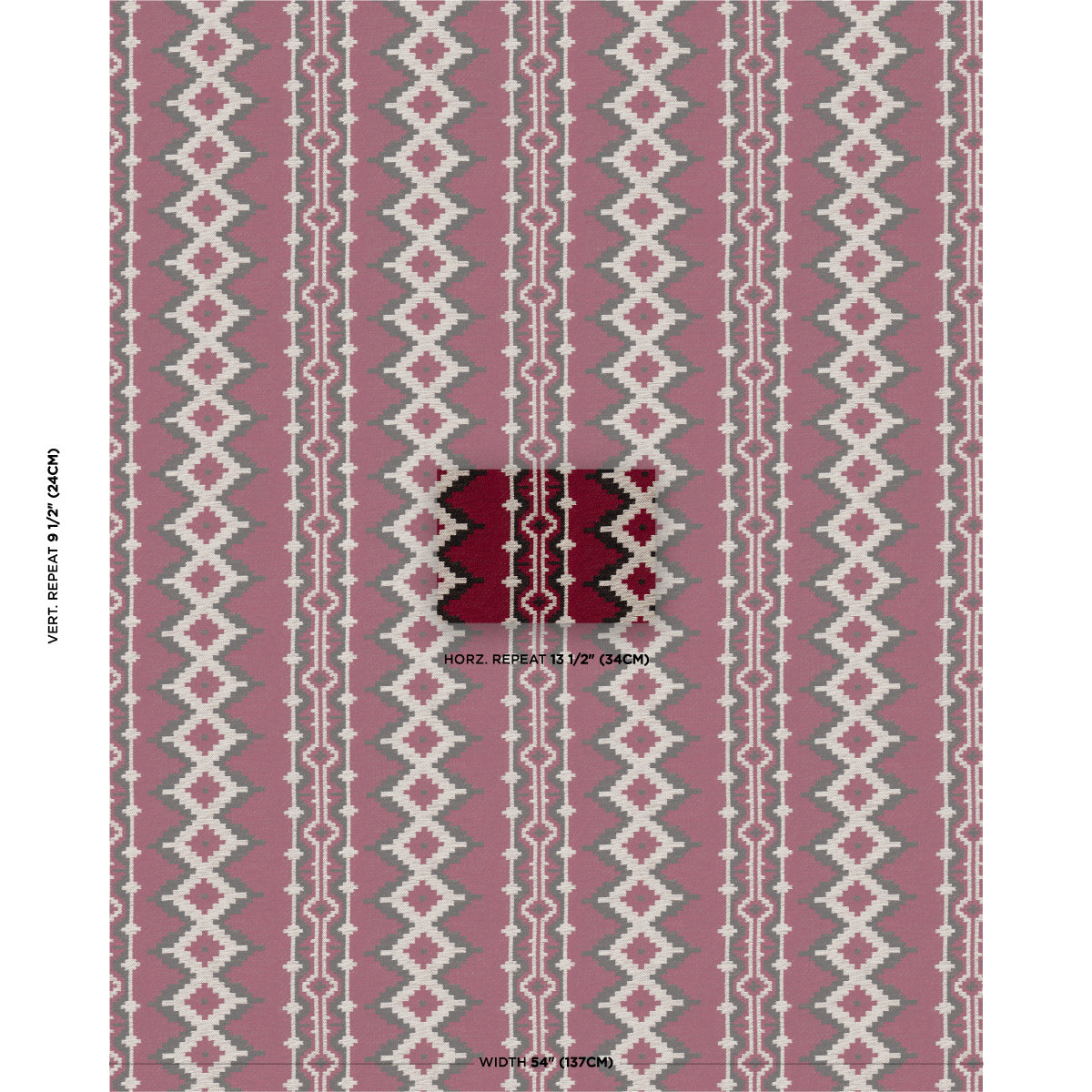 Purchase 87001 | Pathway, Red - Schumacher Fabric