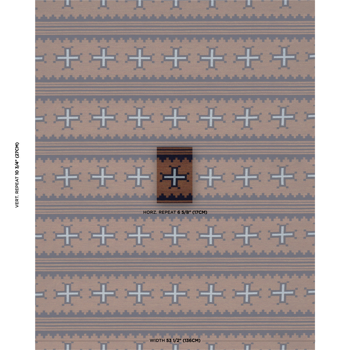 Purchase 87010 | Born For Water, Terracotta - Schumacher Fabric