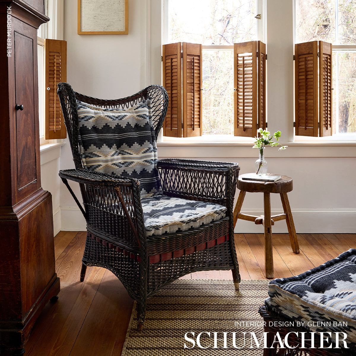 Purchase 87020 | Monsoon, Navy - Schumacher Fabric