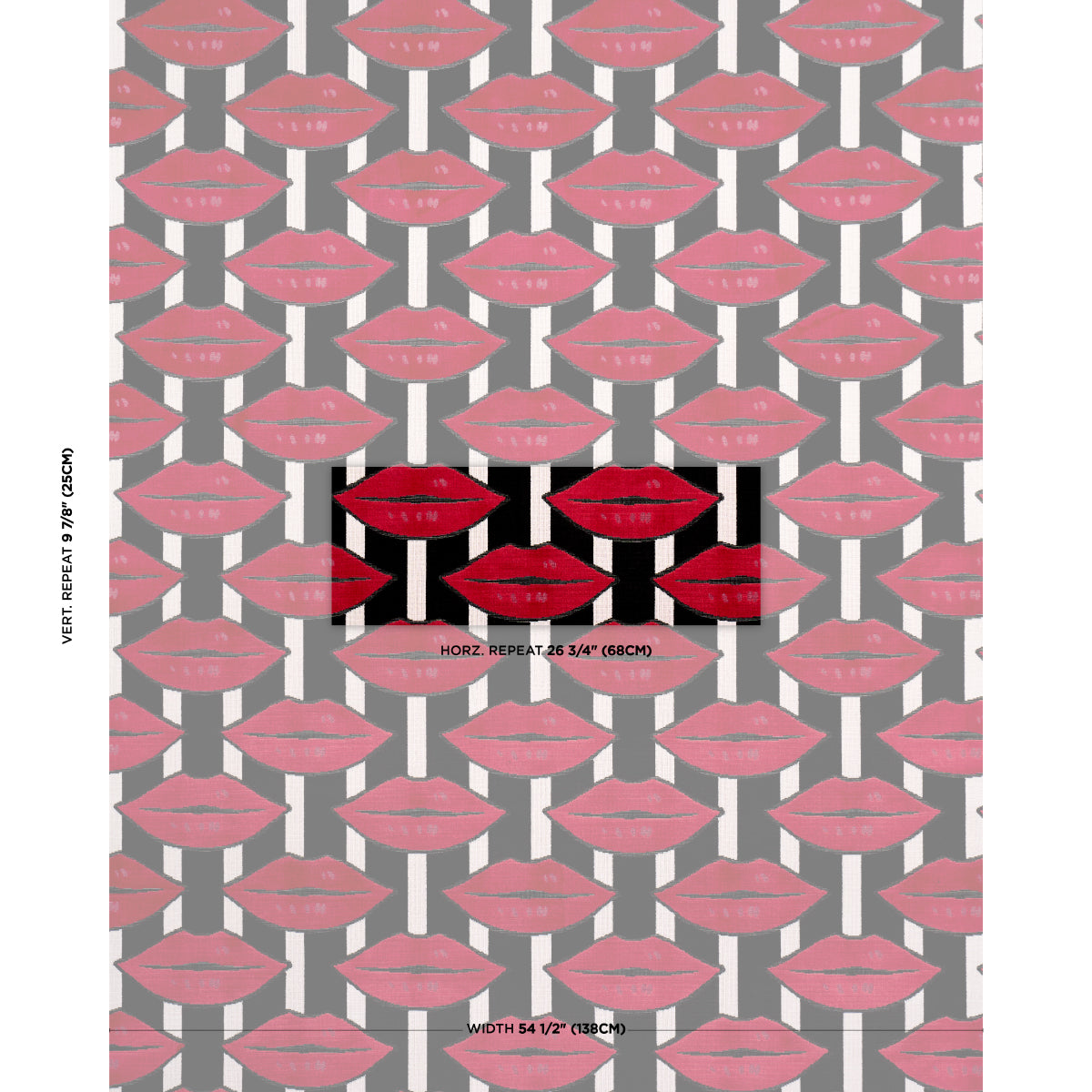 Purchase 87060 | Amuse Bouche, Lipstick Red - Schumacher Fabric