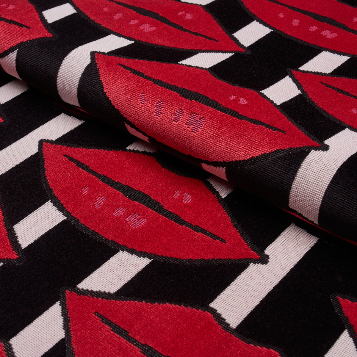 Purchase 87060 | Amuse Bouche, Lipstick Red - Schumacher Fabric