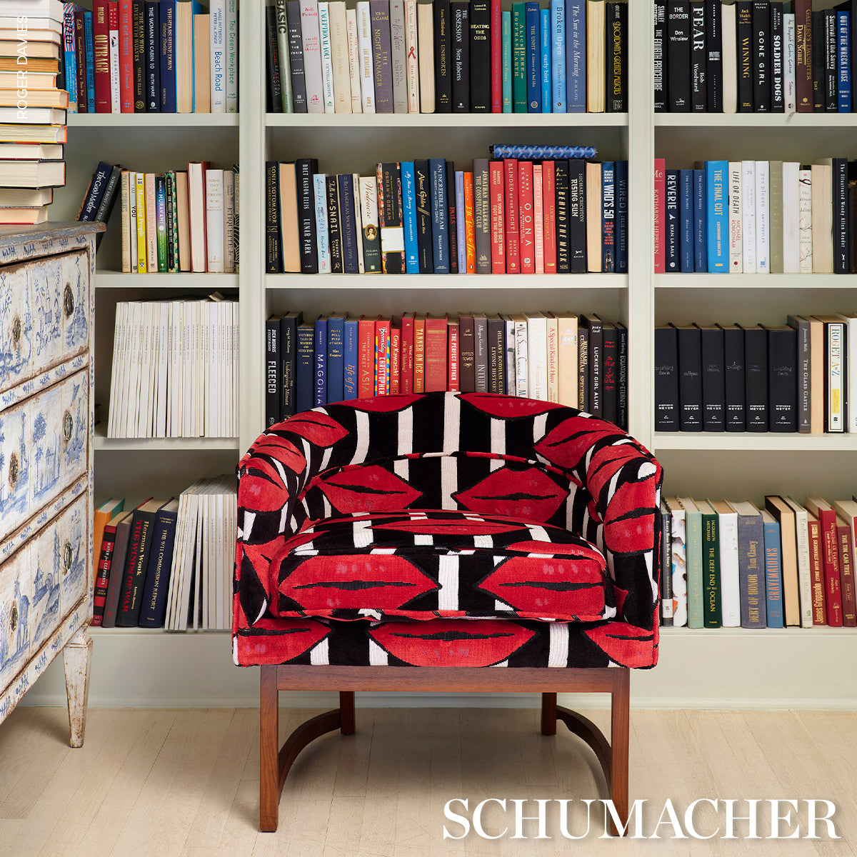Purchase 87060 | Amuse Bouche, Lipstick Red - Schumacher Fabric