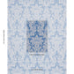 Purchase 87093 | Kennedy Damask, Cobalt - Schumacher Fabric