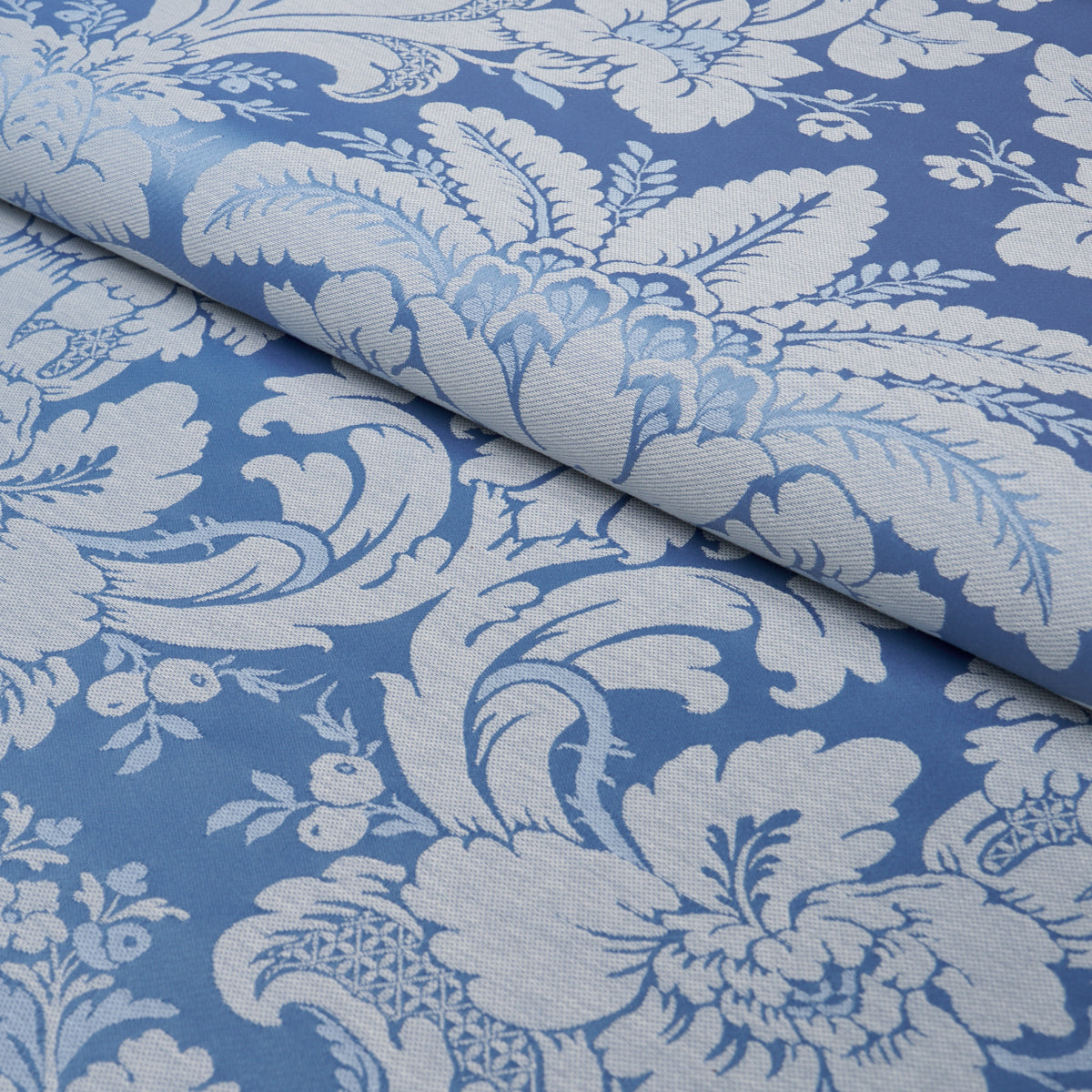 Purchase 87093 | Kennedy Damask, Cobalt - Schumacher Fabric