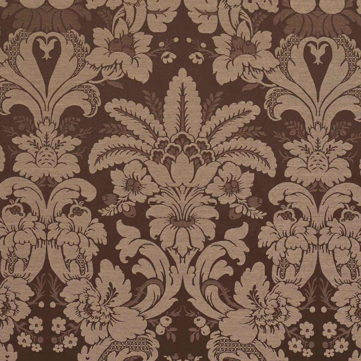 Purchase 87095 | Kennedy Damask, Brown - Schumacher Fabric