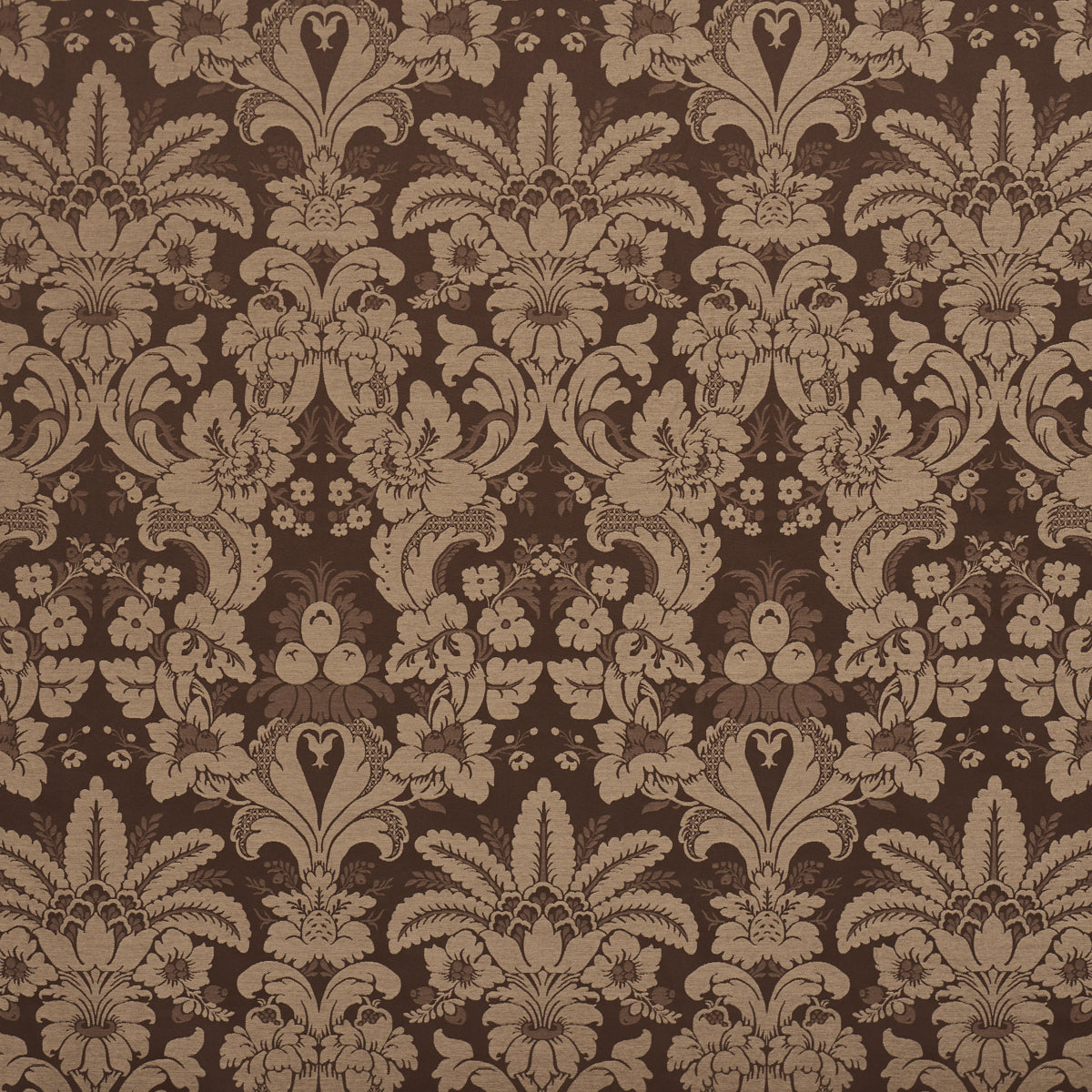 Purchase 87095 | Kennedy Damask, Brown - Schumacher Fabric