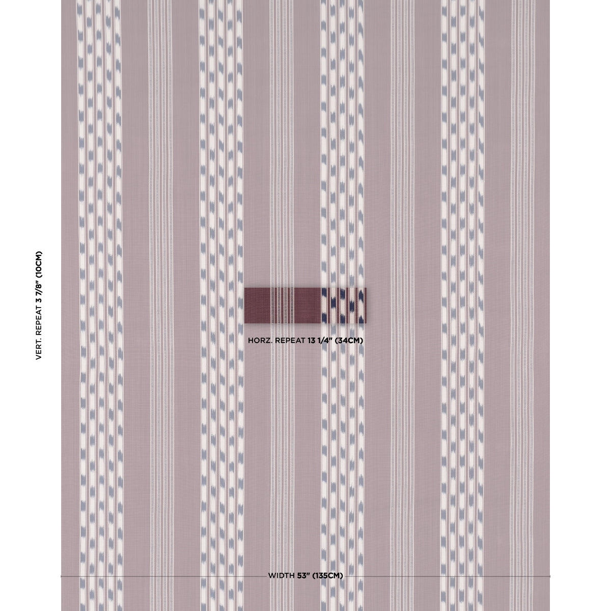 Purchase 87240 | Deja Stripe, Bordeaux - Schumacher Fabric