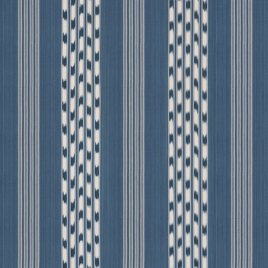 Purchase 87241 | Deja Stripe, Indigo - Schumacher Fabric