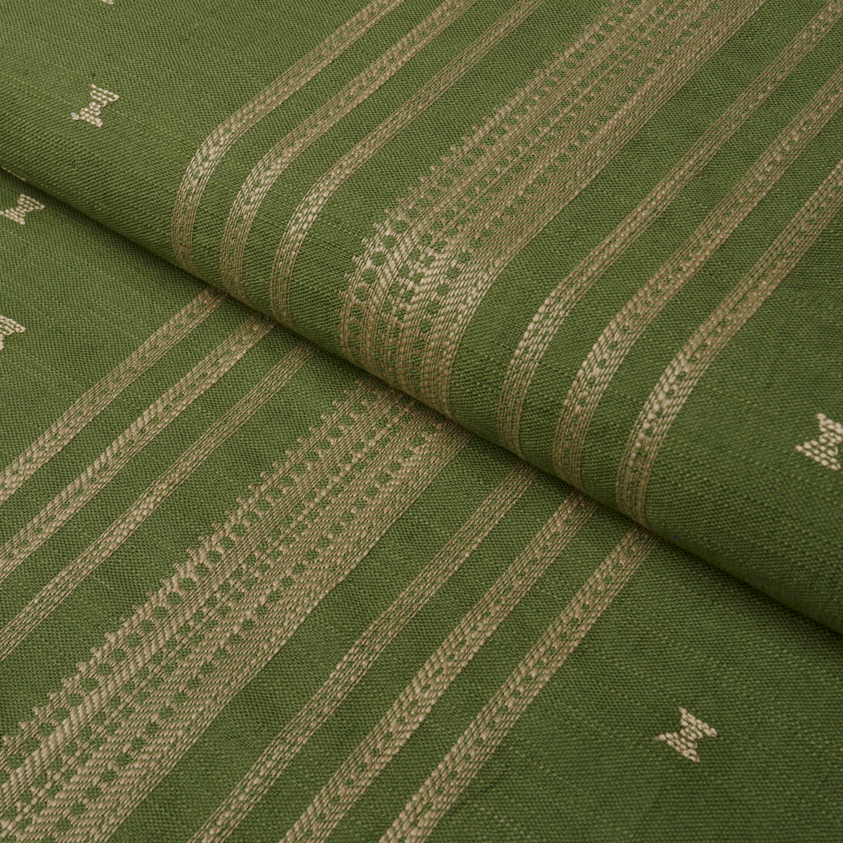 Purchase 87251 | Imara Stripe, Green - Schumacher Fabric