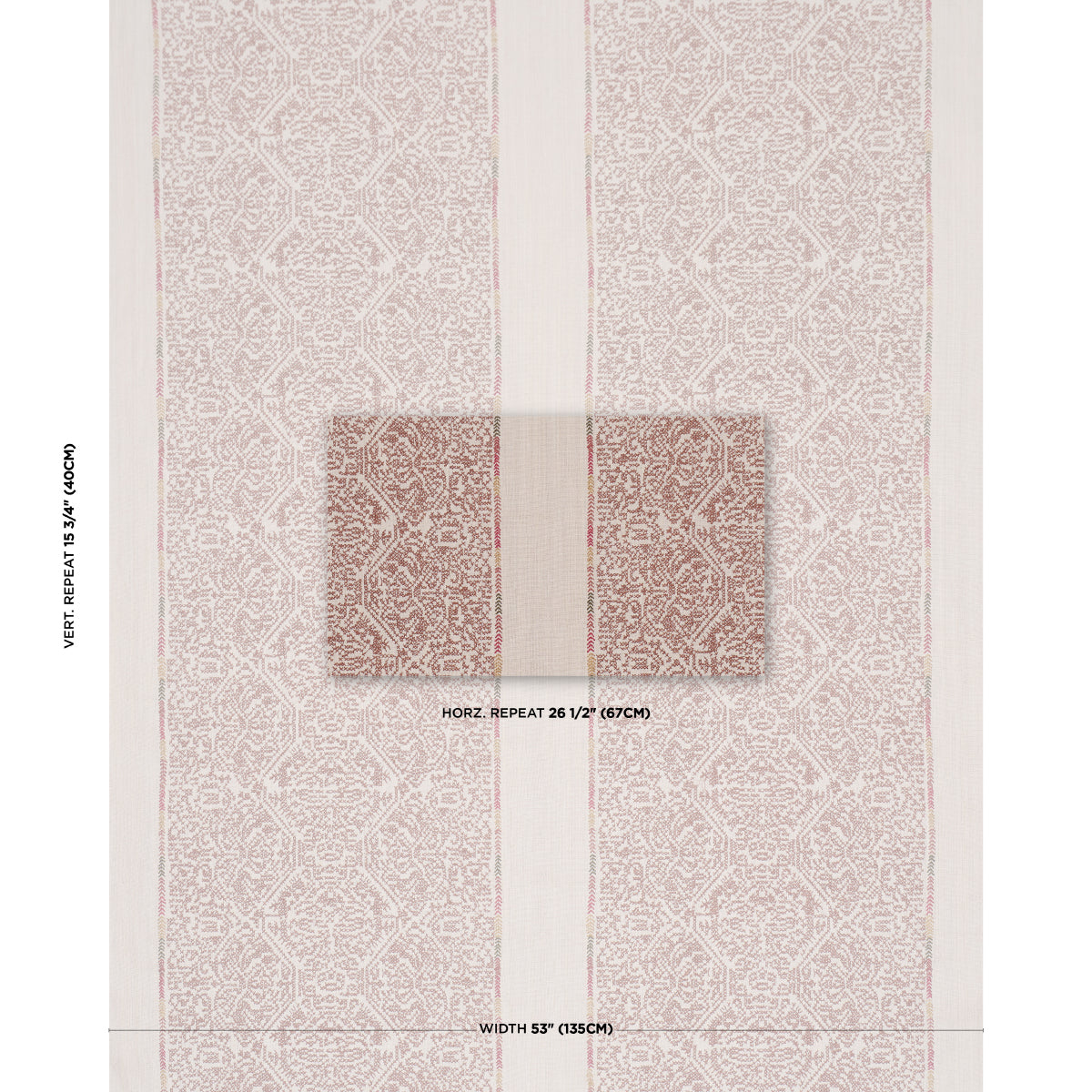 Purchase 87270 | Orion Embroidery, Clay - Schumacher Fabric