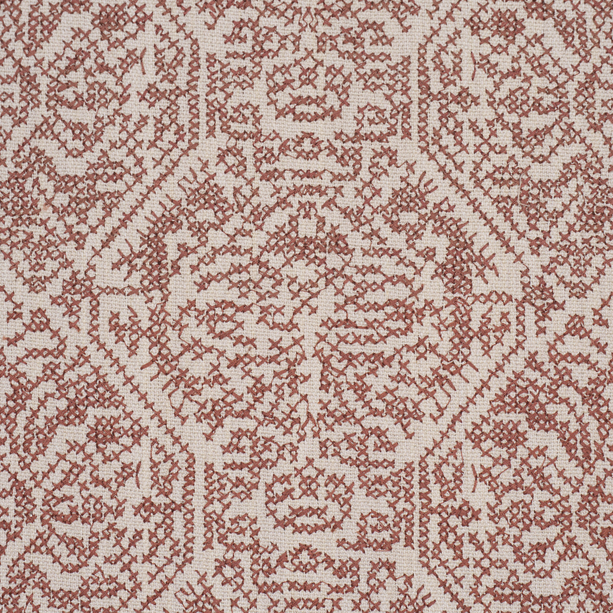 Purchase 87270 | Orion Embroidery, Clay - Schumacher Fabric