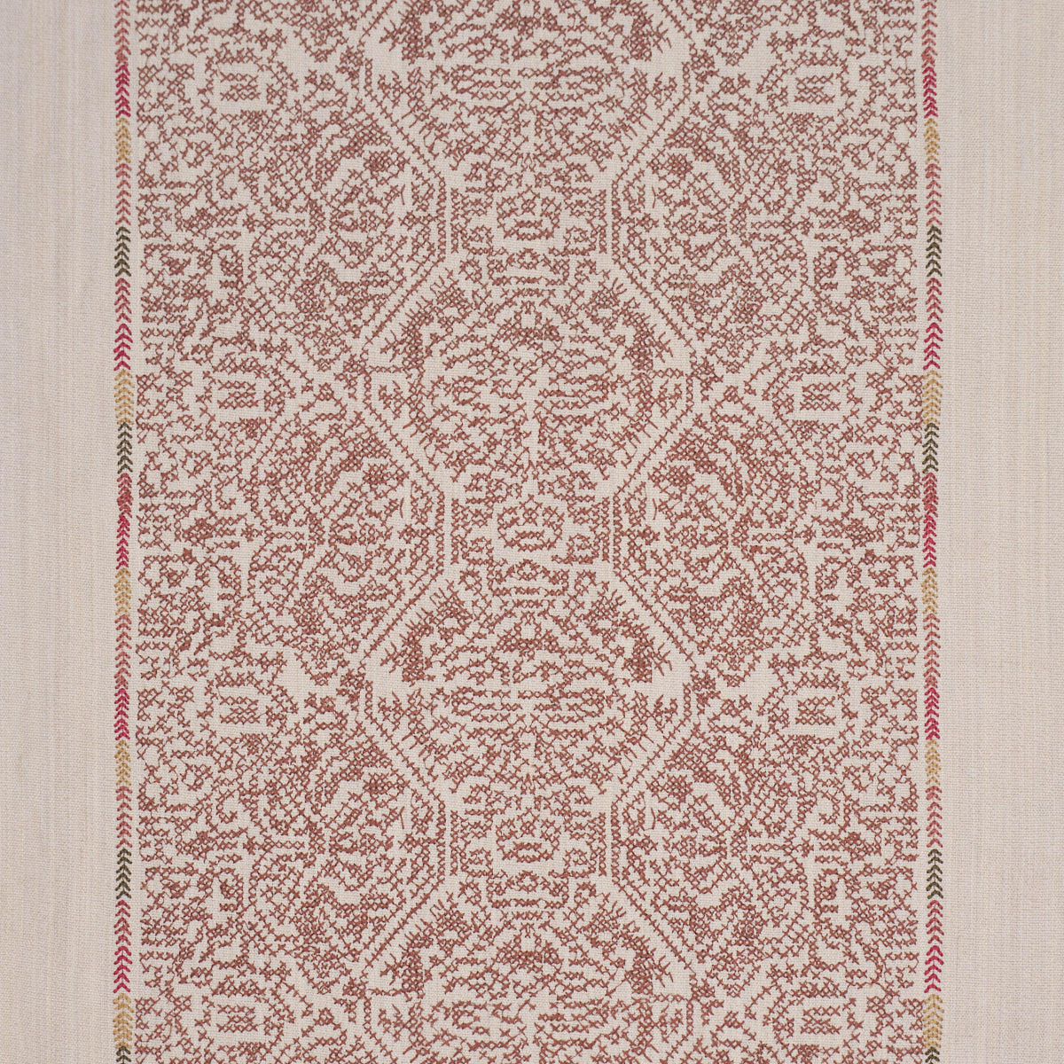 Purchase 87270 | Orion Embroidery, Clay - Schumacher Fabric