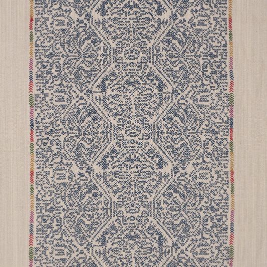Purchase 87271 | Orion Embroidery, Indigo - Schumacher Fabric