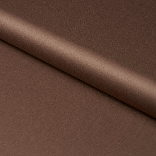 Purchase 87322 | Donovan Merino Wool Sateen, Brown - Schumacher Fabric