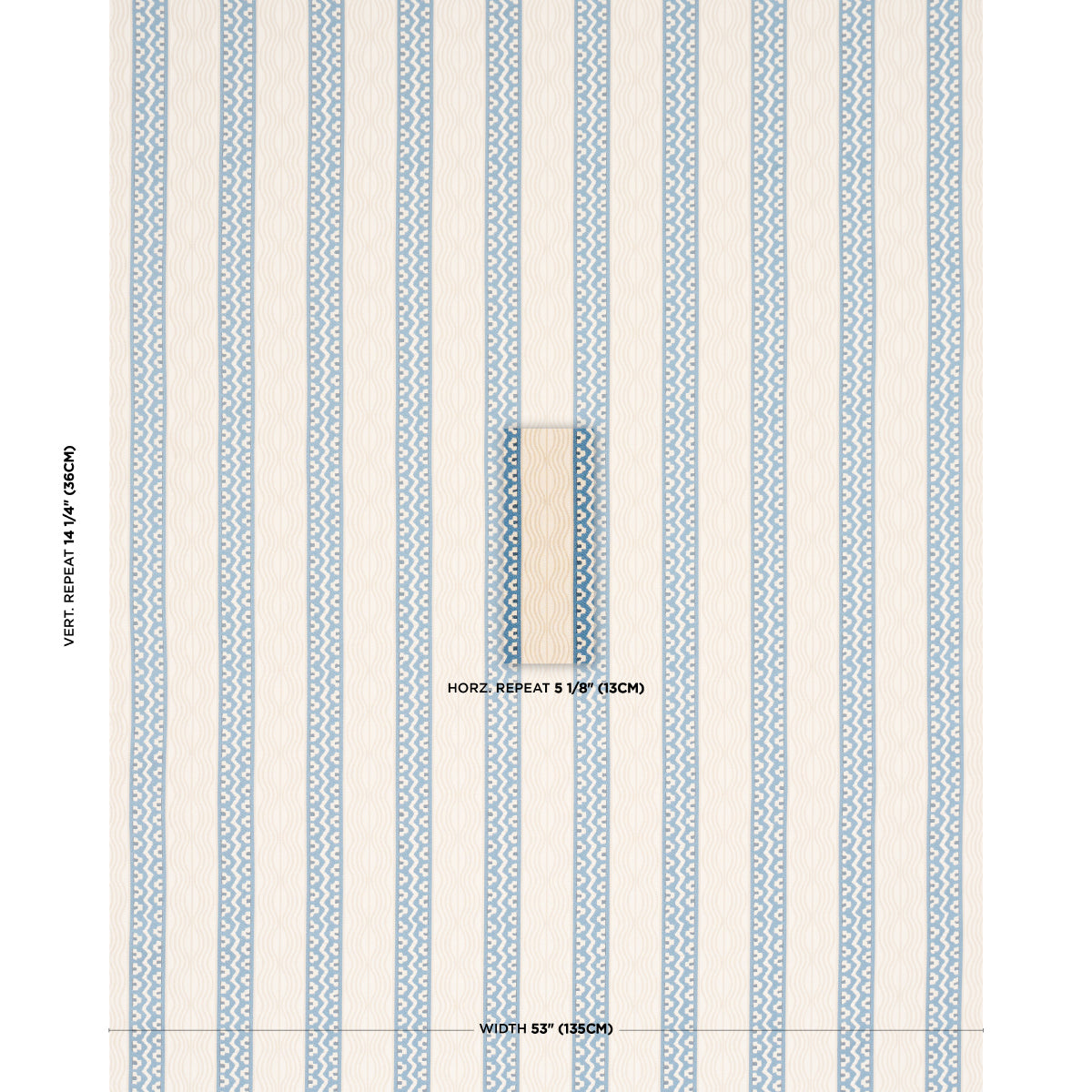 Purchase 87450 | Crème Anglaise, English Cream/Denim Blue - Schumacher Fabric