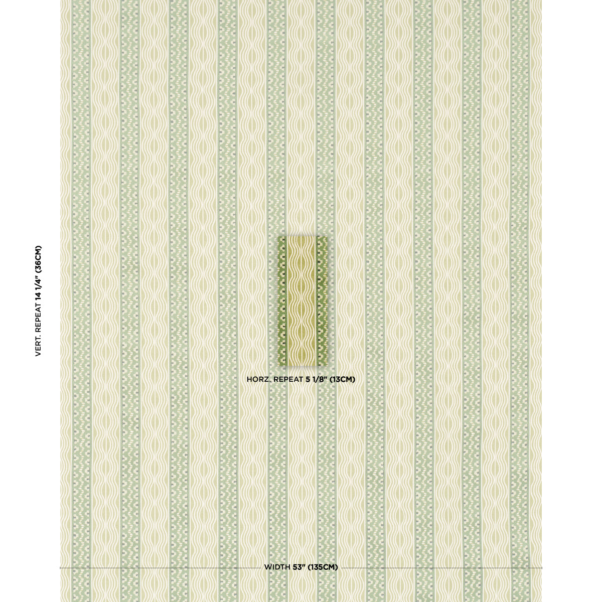 Purchase 87452 | Crème Anglaise, Juniper Green - Schumacher Fabric