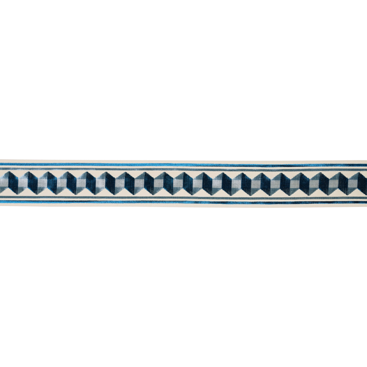 Purchase 87460 | Jilly Velvet Tape, Staffordshire Blue - Schumacher Trim