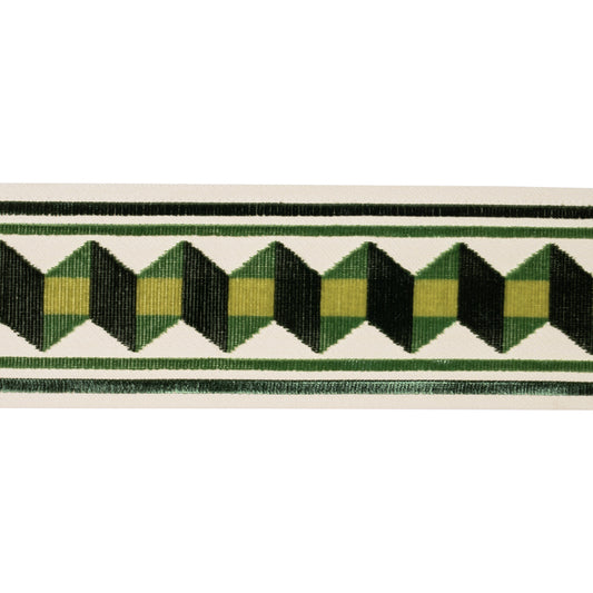 Purchase 87462 | Jilly Velvet Tape, Pear Green - Schumacher Trim