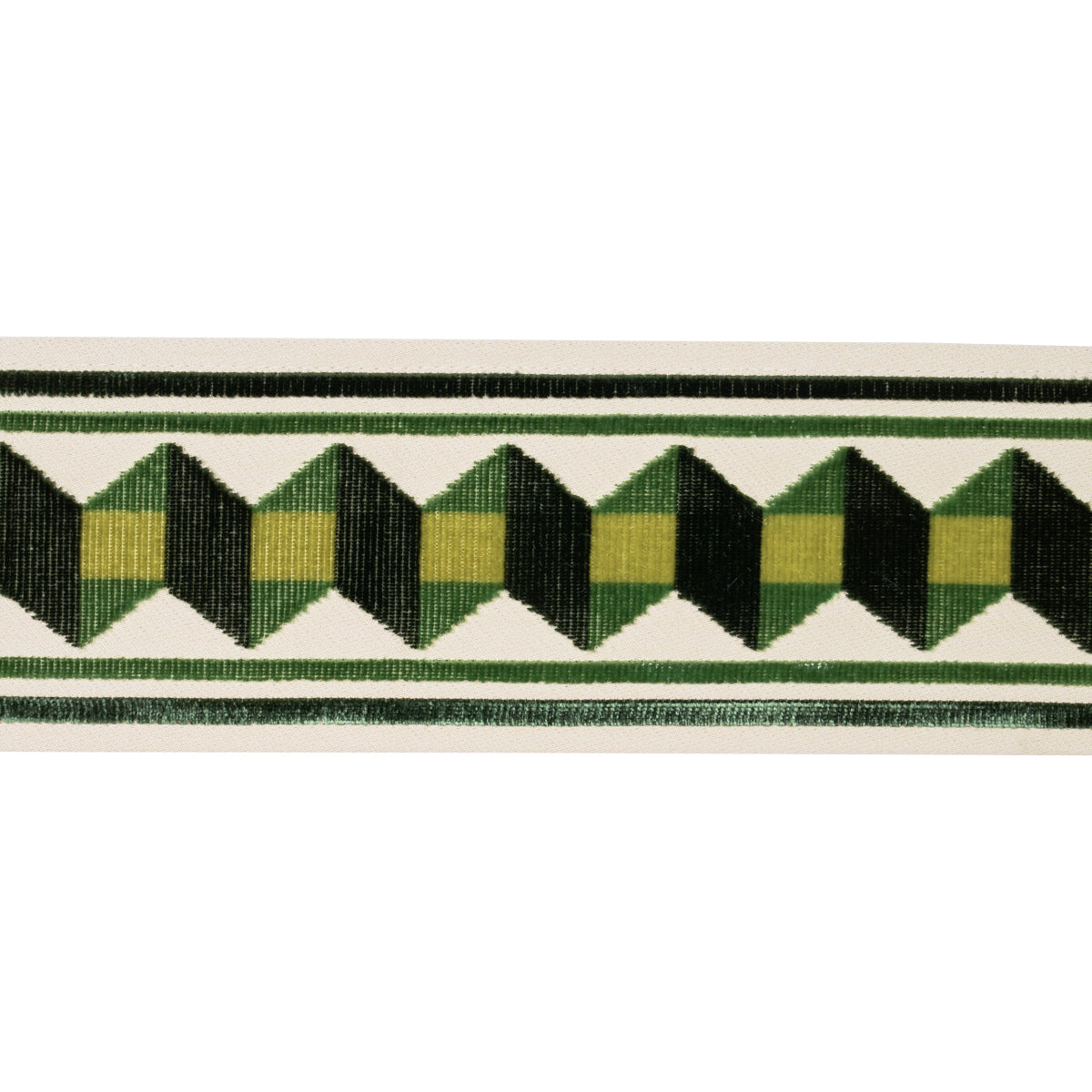 Purchase 87462 | Jilly Velvet Tape, Pear Green - Schumacher Trim