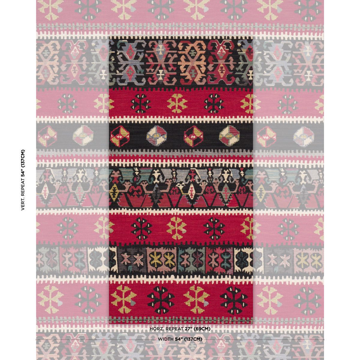 Purchase 87470 | Sahane, Pomegranate Red - Schumacher Fabric