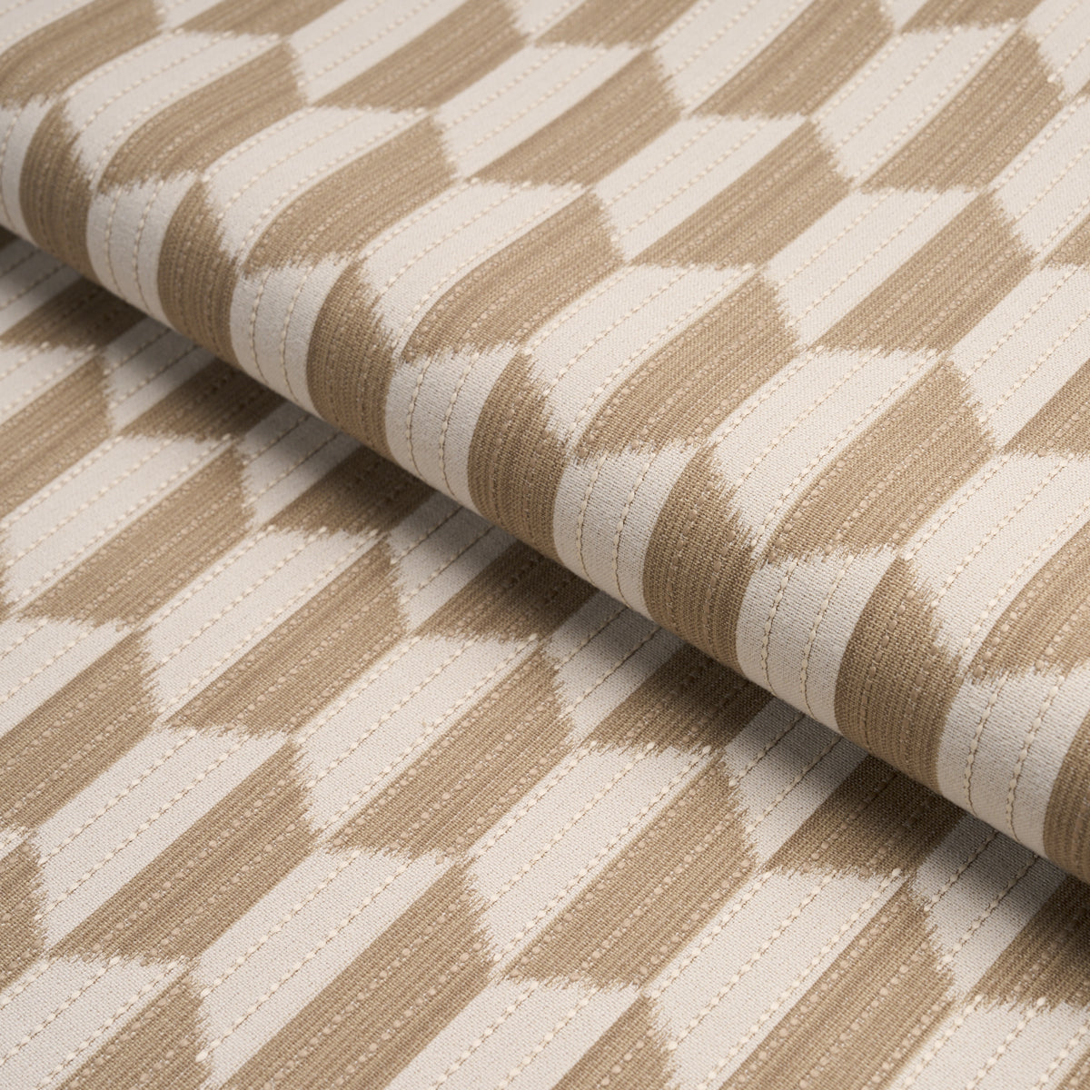 Purchase 87491 | Dena Diamond Ikat Performance, Natural - Schumacher Fabric