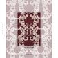 Purchase 87551 | Reversible Digital Damask, Merlot - Schumacher Fabric