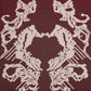Purchase 87551 | Reversible Digital Damask, Merlot - Schumacher Fabric