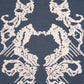 Purchase 87552 | Reversible Digital Damask, Denim - Schumacher Fabric