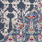 Purchase 87552 | Reversible Digital Damask, Denim - Schumacher Fabric