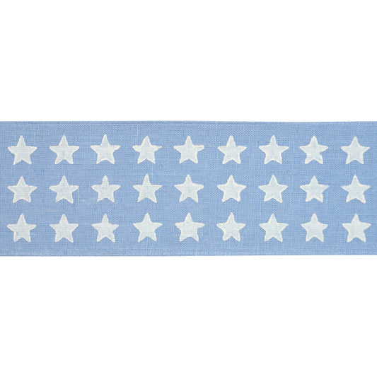 Purchase 87560 | Astra Block Print Tape, Sky - Schumacher Trim