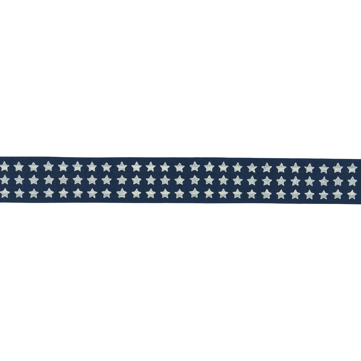 Purchase 87563 | Astra Block Print Tape, Navy - Schumacher Trim