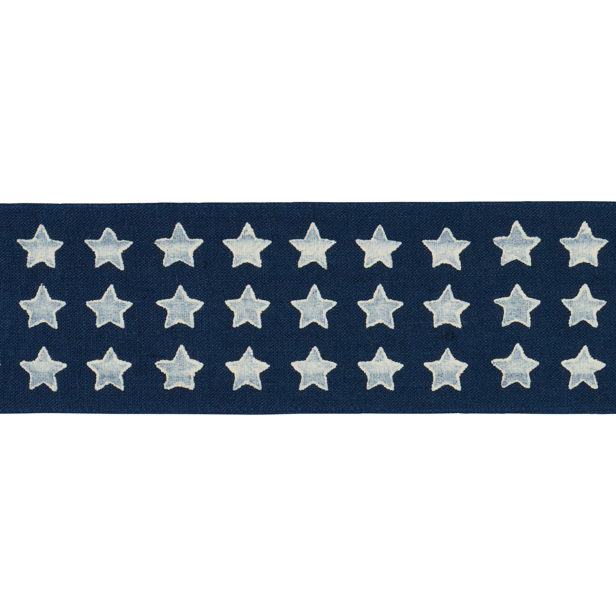 Purchase 87563 | Astra Block Print Tape, Navy - Schumacher Trim