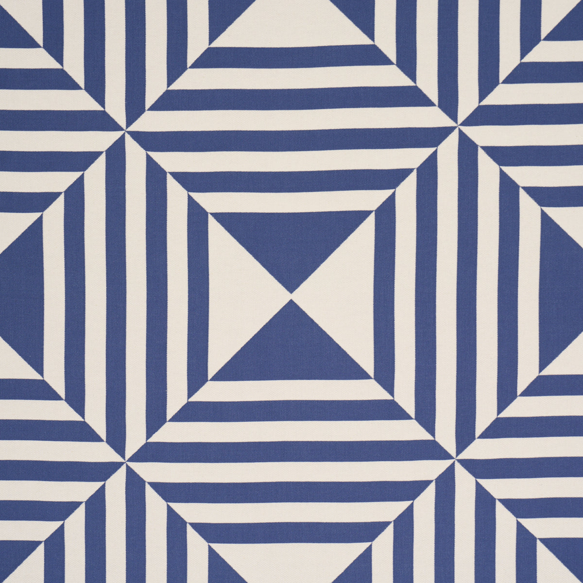 Purchase 87590 | Square In A Square, Navy - Schumacher Fabric