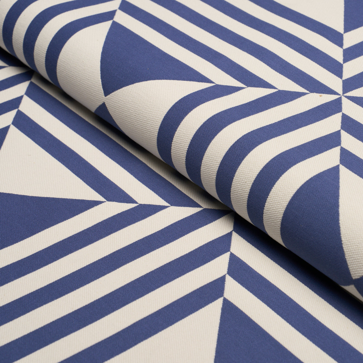 Purchase 87590 | Square In A Square, Navy - Schumacher Fabric