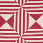 Purchase 87591 | Square In A Square, Red - Schumacher Fabric