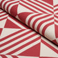 Purchase 87591 | Square In A Square, Red - Schumacher Fabric