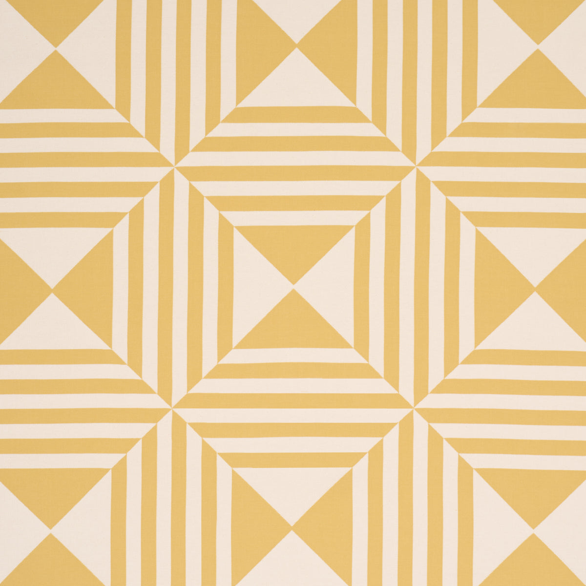 Purchase 87592 | Square In A Square, Yellow - Schumacher Fabric